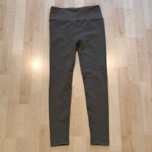 FABLETICS Olive Green Striped Leggings